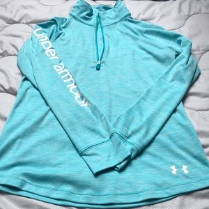 Mint colored Underarmour 1/4 zip